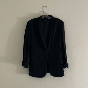 🔥USED🔥 Black Cotton Blazer